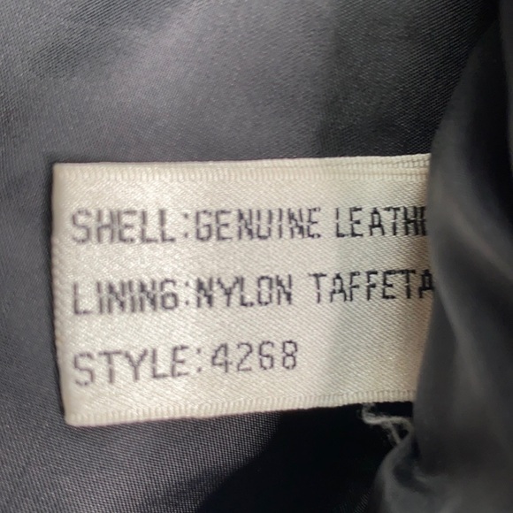 Vintage Wilsons Leather Black Moto Jacket - Picture 11 of 11